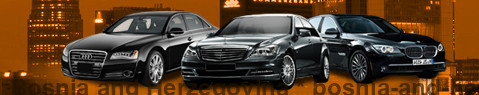 Private chauffeur with limousine around Bosnia and Herzegovina | Car with driver
