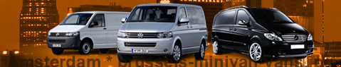 Private transfer from Amsterdam to Brussels with Minivan