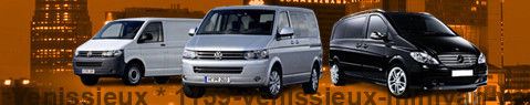 Hire a minivan with driver at Venissieux | Chauffeur with van