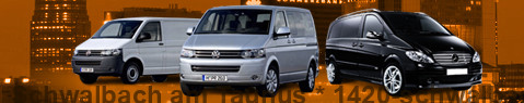 Hire a minivan with driver at Schwalbach am Taunus | Chauffeur with van