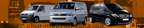 Hire a minivan with driver at Chur | Chauffeur with van
