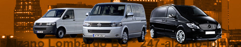 Hire a minivan with driver at Alzano Lombardo BG | Chauffeur with van