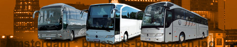 Privat Transfer von Amsterdam nach Brussels mit Reisebus (Reisecar)