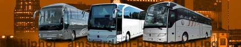 Private transfer from Schiphol to Amsterdam with Coach
