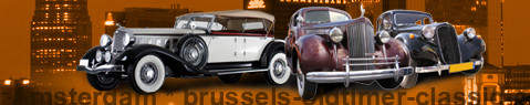 Private transfer from Amsterdam to Brussels with Vintage/classic car
