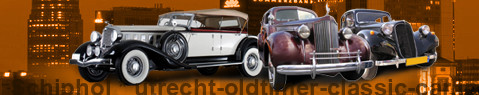 Private transfer from Schiphol to Utrecht with Vintage/classic car