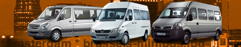 Private transfer from Amsterdam to Brussels with Minibus