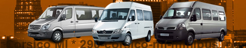 Minibus mieten Corsico MI - mit Fahrer | Kleinbus Taxi