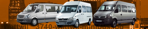 Minibus hire Wattwil - with driver | Minibus rental