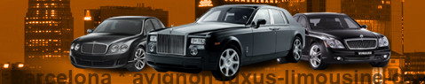 Private transfer from Barcelona to Avignon with Luxury limousine