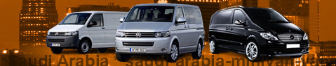 Hire a minivan with driver at Saudi Arabia | Chauffeur with van