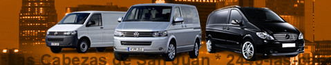 Hire a minivan with driver at Las Cabezas de San Juan | Chauffeur with van