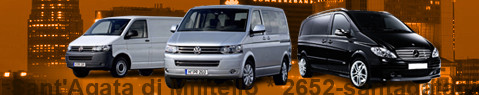 Hire a minivan with driver at Sant'Agata di Militello | Chauffeur with van