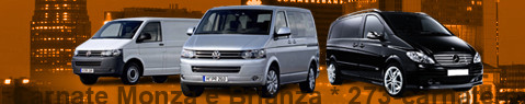 Hire a minivan with driver at Carnate Monza e Brianza | Chauffeur with van
