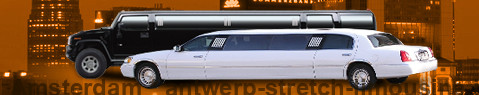 Privat Transfer von Amsterdam nach Antwerpen mit Stretchlimousine