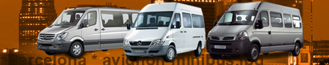 Private transfer from Barcelona to Avignon with Minibus